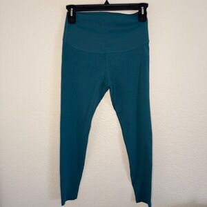 Fanka Lift n Curve XL Teal 7/8 Leggings Compression Sculpt Pockets Workout Gym